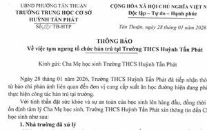 Nhiều trường học ở TPHCM tạm ngưng bán trú sau nghi vấn thực phẩm không an toàn