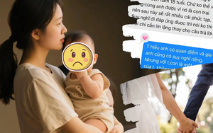 Đoạn tin nhắn dậy sóng MXH hôm nay: Cuộc "mặc cả" giữa người đàn ông sòng phẳng và lời đáp nhức nhối của mẹ đơn thân