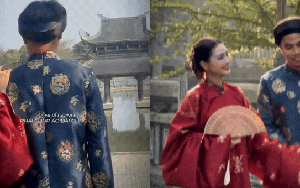 MC Huyền Trang Mù Tạt và tuyển thủ Việt Nam bận rộn chuẩn bị cho đám cưới, loạt khoảnh khắc tình tứ gây sốt MXH