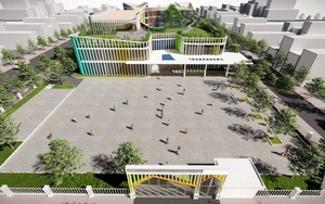 Cận cảnh trường Mầm non công lập mới toanh, vừa đi vào hoạt động năm học này, phụ huynh nhìn ảnh xuýt xoa: Sao mà XỊN THẾ!