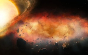 Đám mây kim loại khổng lồ hiện giữa trời, bao vây "Mặt Trời thứ 3"