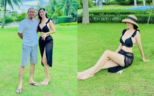 Nhan sắc vợ chân dài sinh 5 con cho nam nghệ sĩ đình đám sở hữu biệt phủ dát vàng ở Hà Nội