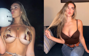 Ngôi sao bóng chuyền gợi cảm nhất thế giới tung ảnh khoe vòng một sexy hết nấc đón năm mới