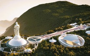 Khối chân đế tượng phật cao nhất thế giới dần thành hình