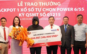 Vietlott chi hơn 5.300 tỷ đồng trả tiền trúng thưởng trong  năm 2025
