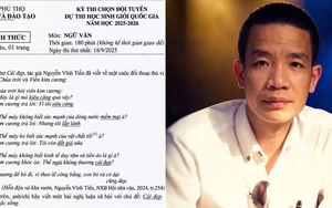 Bài thơ ‘Cái đẹp’ của Nguyễn Vĩnh Tiến trong đề thi học sinh giỏi bị chê thảm họa, Sở GD&ĐT Phú Thọ lên tiếng làm rõ