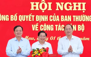Công bố quyết định của Ban Thường vụ Tỉnh ủy Cà Mau về công tác cán bộ