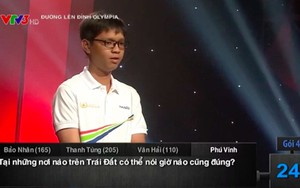 Câu trả lời từng được chấp nhận ở chung kết Đường lên đỉnh Olympia năm 2005 nhưng lại không được chấp nhận năm 2017