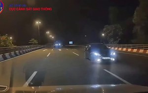 Xử phạt tài xế ô tô đi ngược chiều trên Đại lộ Thăng Long