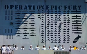 Tàu USS Abraham Lincoln khoe bắn hạ 103 UAV, 34 tàu chiến và 10 tàu ngầm Iran