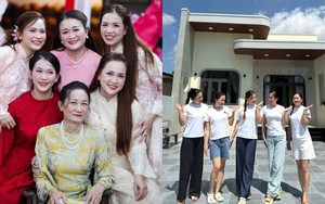 5 con gái góp tiền tỷ xây nhà báo hiếu bố mẹ, các con rể góp công lớn