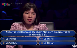 Tên thật của Chị Dậu là gì? Câu hỏi trong Ai Là Triệu Phú khiến người chơi suýt mất tất cả