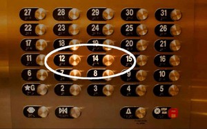Vì sao thang máy chung cư không có tầng 13?