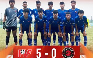 Đội bóng Việt Nam đại thắng 5-0 trước đối thủ châu Âu