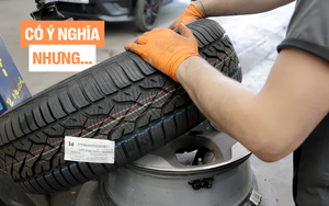 Bí mật dải màu xanh, đỏ, vàng trên lốp xe mới, không đơn giản chỉ có cho đẹp
