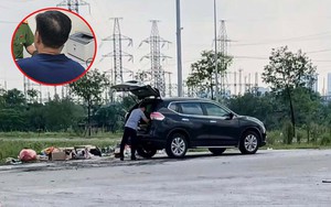 Danh tính người đàn ông đi ô tô vứt rác ra đường ở Nghệ An, công an mời làm việc