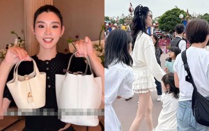 Dâu hào môn Hề Mộng Dao chi hàng trăm triệu mua túi Hermès cho con gái 2 tuổi