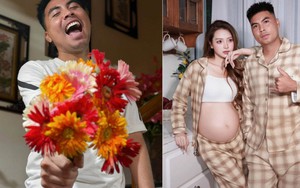 Tiền vệ Đức Huy tặng hoa đồng tiền cho MC Huyền Trang Mù Tạt ngày 20/10 nhưng lạ lắm