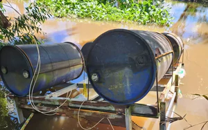 Lật phà tự chế ở Cần Thơ, hai học sinh tử vong