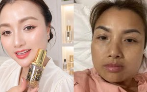 Quỳnh Trần JP bị tố quảng cáo serum quá lố vì màn ghép mặt xài app và mặt mộc: Động thái gây chú ý