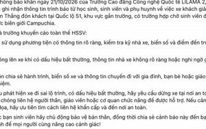 1 Trường Cao đẳng bất ngờ phát thông báo khẩn: Sinh viên bị xe khách chở đến gần biên giới Campuchia