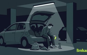 Đêm trước ngày bán chiếc xe cũ, tôi chăm chút nó cho một 'người lạ'