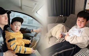 Con trai NSƯT Việt Anh nay đã điển trai chuẩn "tổng tài nhí", không chịu tâm sự khiến mẹ băn khoăn