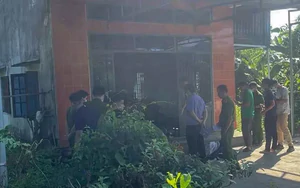Hai cha con chết cháy trong nhà lúc rạng sáng