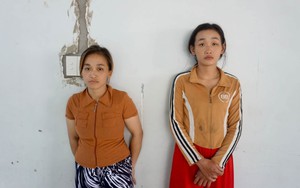 Lấy lời khai Lý Thị Thùy Nga và Lý Thị Thùy Trang