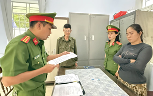 Thi hành lệnh bắt tạm giam Lý Thị Thu Vân 38 tuổi