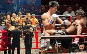 'Thánh Muay' 44 tuổi vẫn ra đòn dũng mãnh, thắng cao thủ Trung Quốc 2 lần