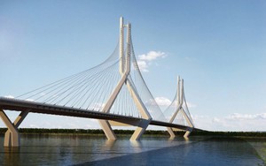 Một năm nữa, Hà Nội sẽ hoàn thành cây cầu có trụ cao nhất Việt Nam, nhịp chính dài thứ 2 cả nước, nối trung tâm với đại đô thị của tỷ phú Phạm Nhật Vượng