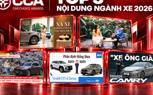 5 nội dung ngành xe được bình chọn nhiều nhất CCA 2026: Từ trải nghiệm xe điện đến những hành trình khác biệt