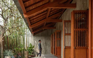 Thiết kế ngôi nhà 300m² kết hợp kiến trúc truyền thống và hiện đại