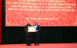 Truy tặng Huân chương Bảo vệ tổ quốc cho Trung tá CSGT hy sinh ở Thái Nguyên