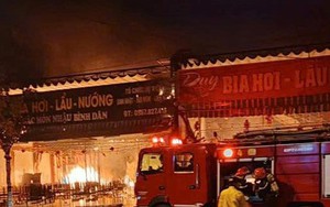 Cháy lớn tại nhà hàng, nam nhân viên trẻ tuổi mắc kẹt tử vong