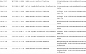 100 chủ xe không thắt dây an toàn, sử dụng điện thoại… có biển số sau nhanh chóng nộp phạt nguội theo Nghị định 168