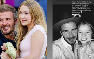 Mặc cho cả thế giới gièm pha, thiếu nữ 14 tuổi Harper bày tỏ tình yêu cực ngọt với bố - David Beckham