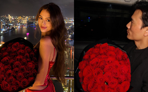 Luôn là cặp đôi lãng mạn nhất, thủ môn Bùi Tiến Dũng khiến vợ mẫu Tây xúc động vì món quà Valentine