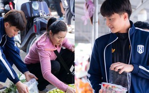 Góc chợ Tết Nghệ An xôn xao Cao Văn Bình phụ mẹ bán hoa quả: "Em không nổi tiếng đâu"