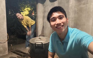 1,1 triệu lượt xem Doãn Hải My "làm màu một tí" khi về quê Văn Hậu ăn Tết