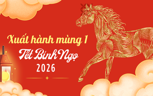 Hướng tốt, giờ đẹp xuất hành ngày mùng 1 Tết Bính Ngọ 2026