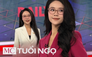 MC tuổi Ngọ xinh đẹp của Vietnam Today: "5 phút trước khi lên sóng là khoảng thời gian thót tim nhất"