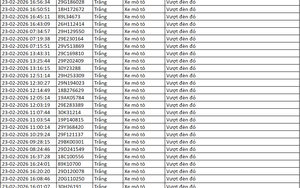 221 chủ xe có biển số sau nhanh chóng nộp phạt nguội theo Nghị định 168: Vi phạm cùng 1 lỗi có mức phạt lên tới 20 triệu đồng