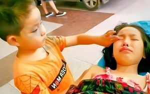 Em trai 7 tuổi đẩy cáng đưa chị gái 11 tuổi đi cấp cứu: "Bố mẹ không cần chúng ta thì em nuôi chị"