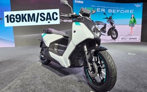 Yamaha EC-06 - Xe máy điện giá quy đổi hơn 47 triệu đồng, dáng thể thao, nếu về Việt Nam sẽ dễ ‘hot’ với tầm vận hành 169km/sạc