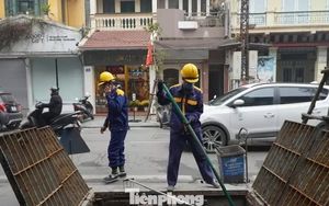 Cận cảnh bể ngầm chống ngập dưới lòng đất ở Hà Nội