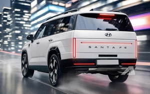 Hyundai Santa Fe facelift lộ thêm ảnh: Đèn hậu là chi tiết thay đổi nhiều nhất