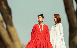 Linh Moon làm show thời trang trong lâu đài ở Nga