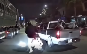 Tài xế tạt đầu làm 3 người suýt chết dưới xe container không khác gì kẻ sát nhân